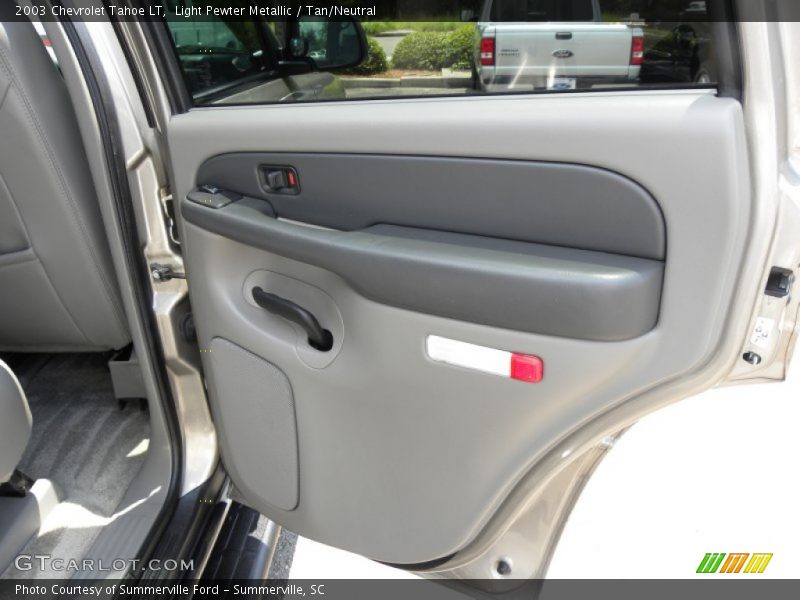 Light Pewter Metallic / Tan/Neutral 2003 Chevrolet Tahoe LT