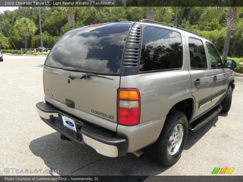 Light Pewter Metallic / Tan/Neutral 2003 Chevrolet Tahoe LT