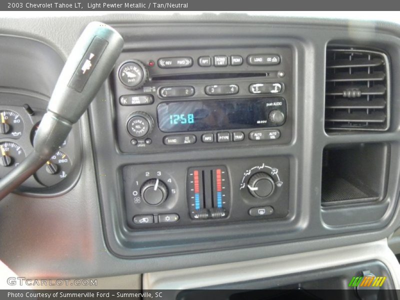 Light Pewter Metallic / Tan/Neutral 2003 Chevrolet Tahoe LT