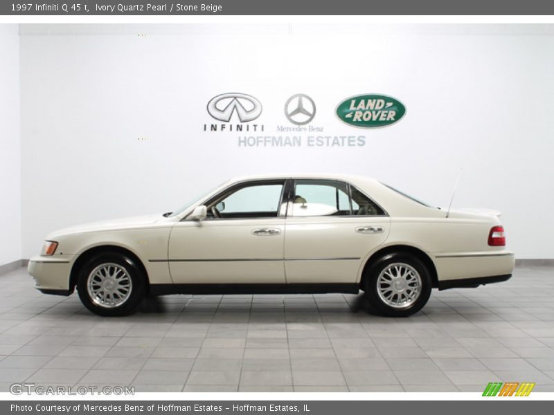 Ivory Quartz Pearl / Stone Beige 1997 Infiniti Q 45 t