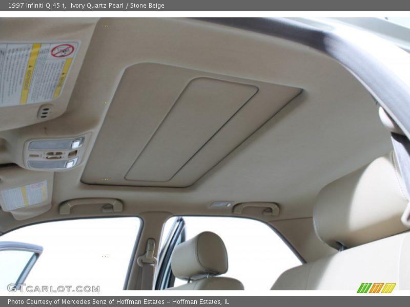 Ivory Quartz Pearl / Stone Beige 1997 Infiniti Q 45 t