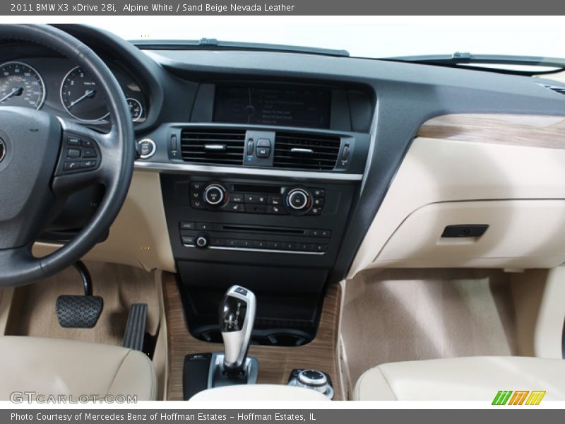 Alpine White / Sand Beige Nevada Leather 2011 BMW X3 xDrive 28i