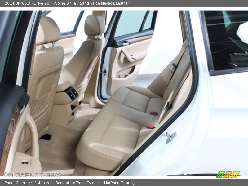 Alpine White / Sand Beige Nevada Leather 2011 BMW X3 xDrive 28i