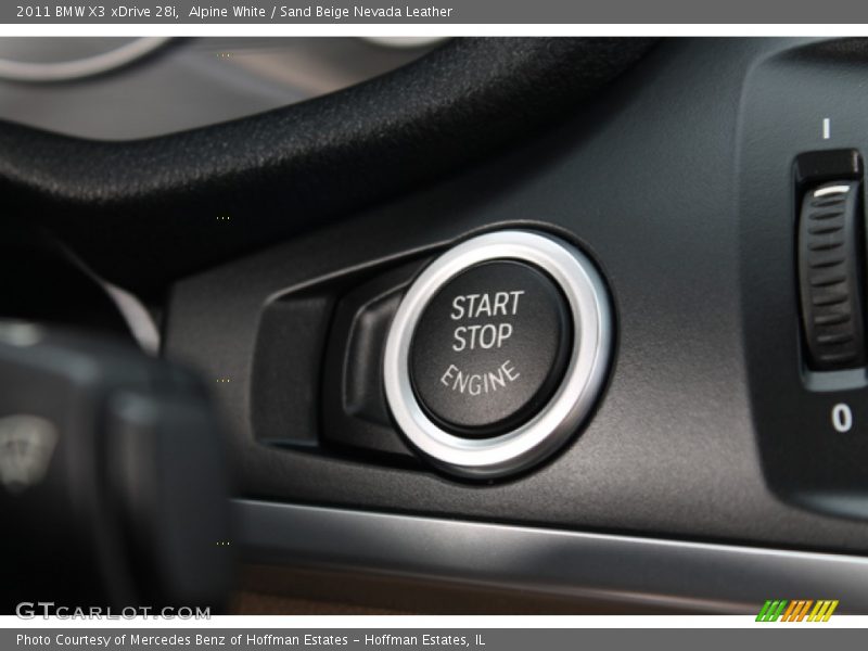 Alpine White / Sand Beige Nevada Leather 2011 BMW X3 xDrive 28i