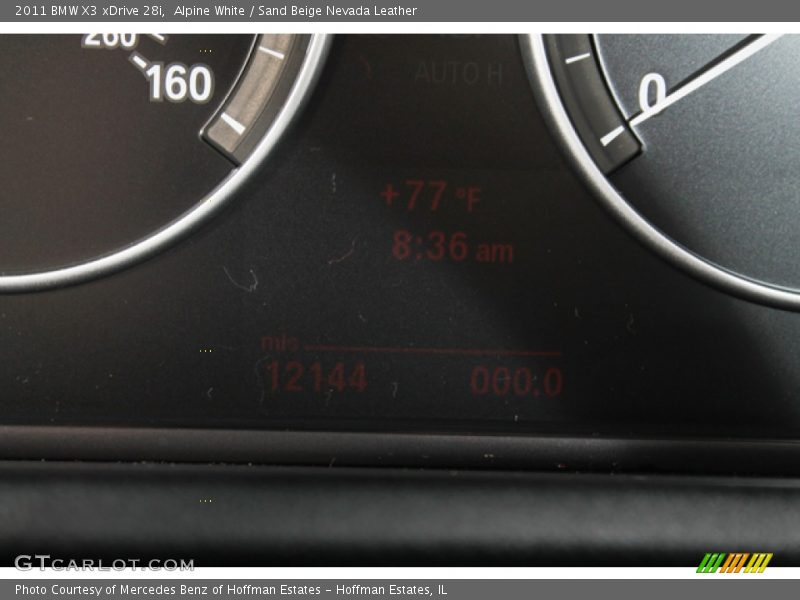Alpine White / Sand Beige Nevada Leather 2011 BMW X3 xDrive 28i