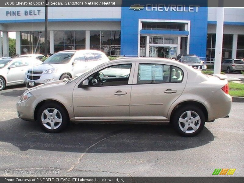 Sandstone Metallic / Neutral 2008 Chevrolet Cobalt LT Sedan