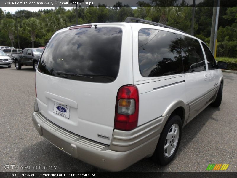 Summit White / Taupe 2004 Pontiac Montana AWD