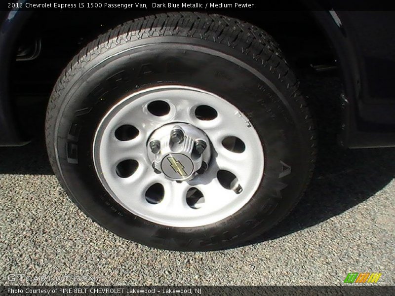 Dark Blue Metallic / Medium Pewter 2012 Chevrolet Express LS 1500 Passenger Van