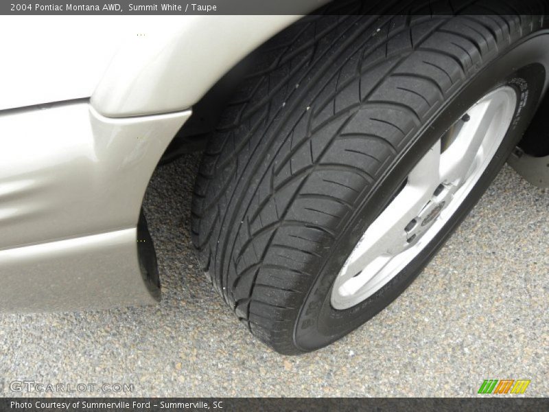 Summit White / Taupe 2004 Pontiac Montana AWD