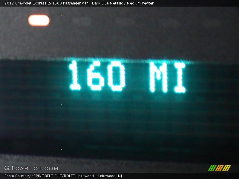 Dark Blue Metallic / Medium Pewter 2012 Chevrolet Express LS 1500 Passenger Van