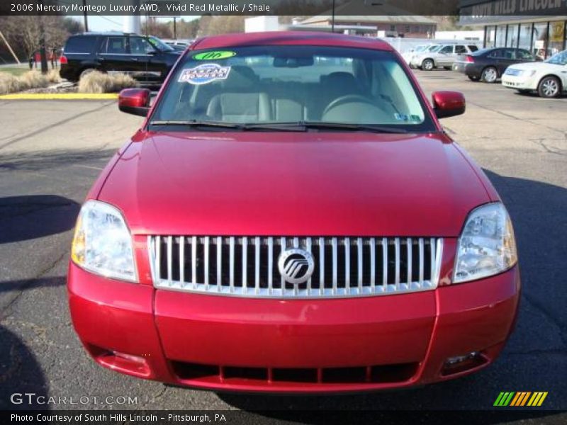 Vivid Red Metallic / Shale 2006 Mercury Montego Luxury AWD