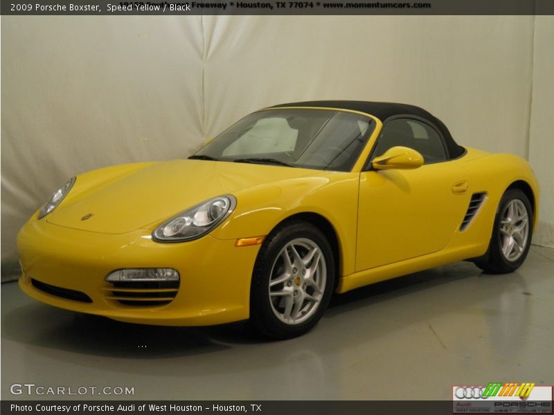 Speed Yellow / Black 2009 Porsche Boxster