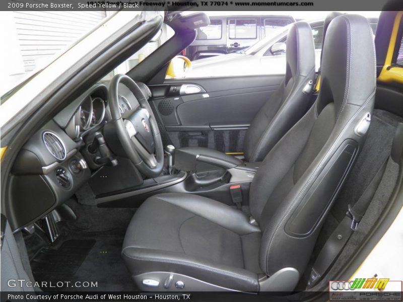 Speed Yellow / Black 2009 Porsche Boxster