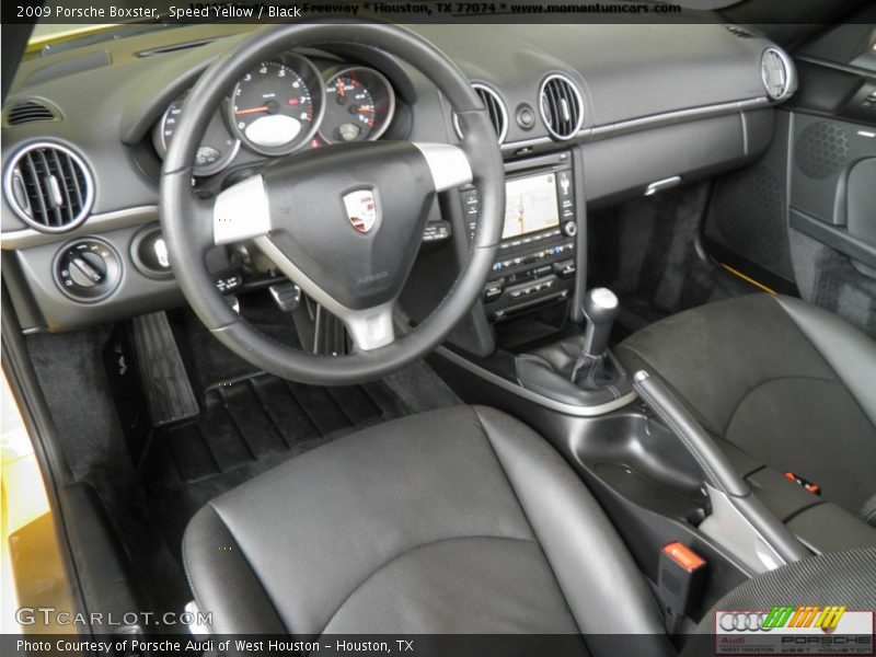 Speed Yellow / Black 2009 Porsche Boxster