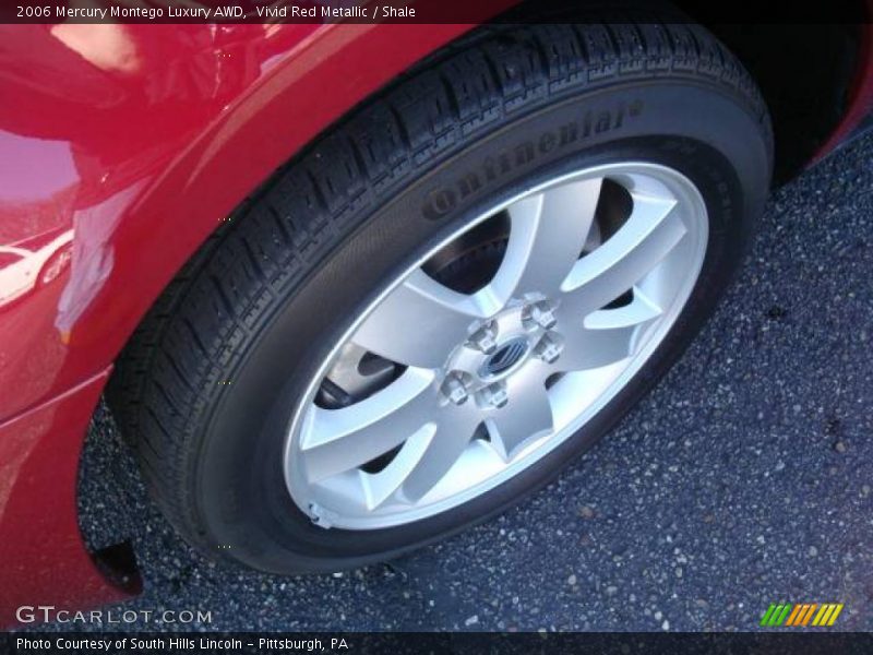Vivid Red Metallic / Shale 2006 Mercury Montego Luxury AWD