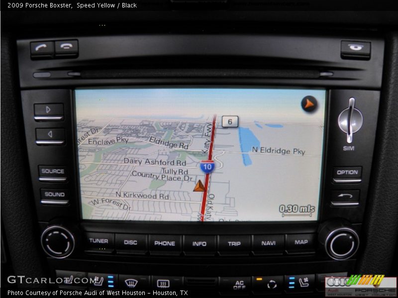 Speed Yellow / Black 2009 Porsche Boxster