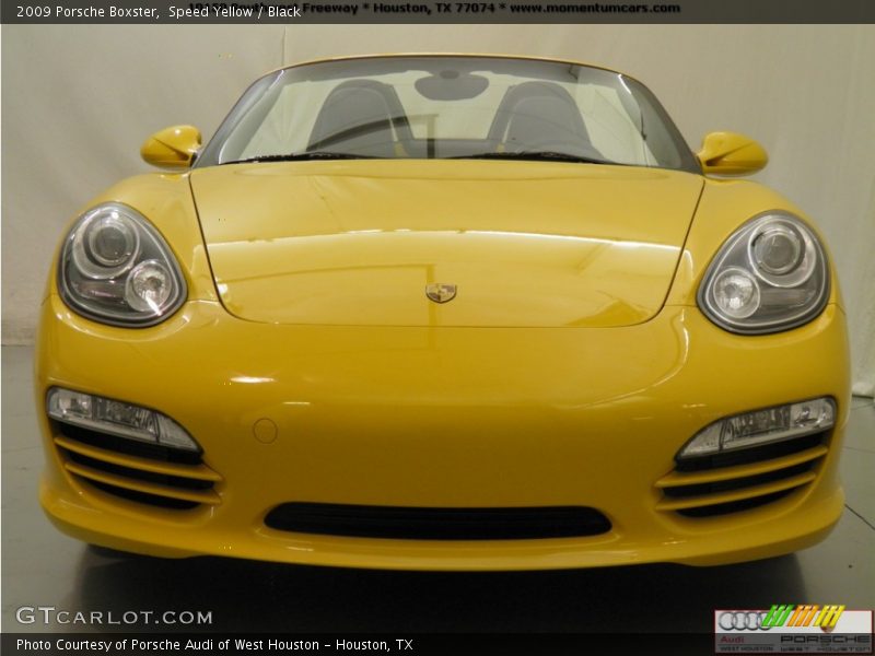 Speed Yellow / Black 2009 Porsche Boxster