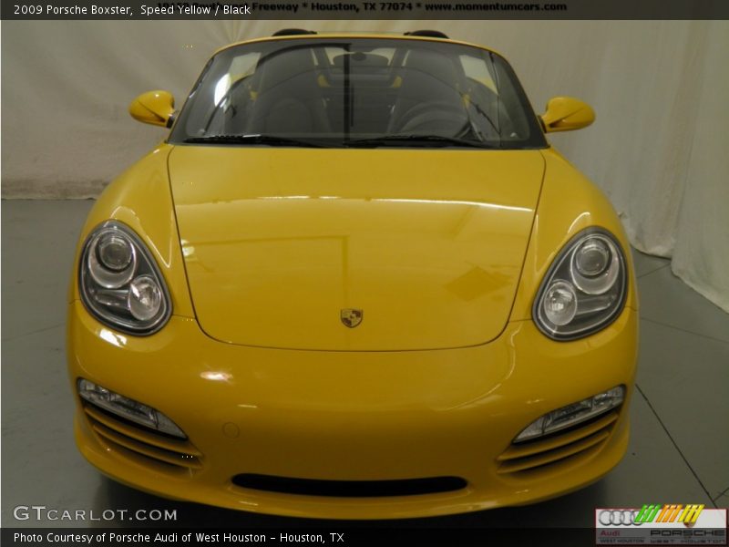 Speed Yellow / Black 2009 Porsche Boxster
