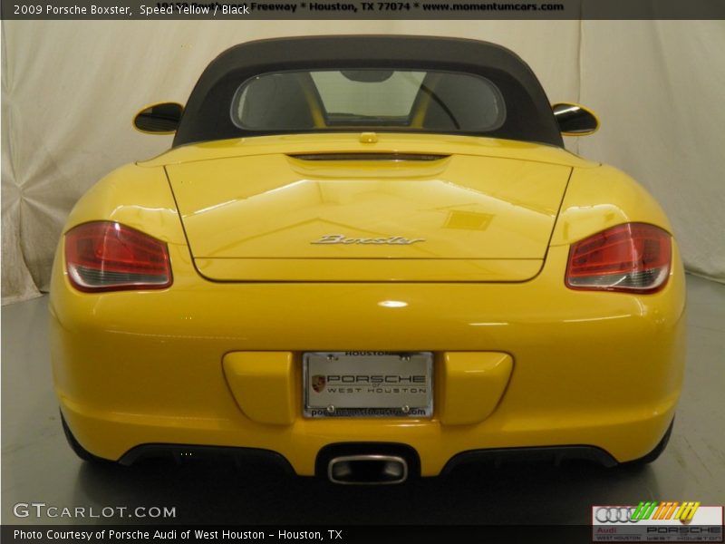 Speed Yellow / Black 2009 Porsche Boxster