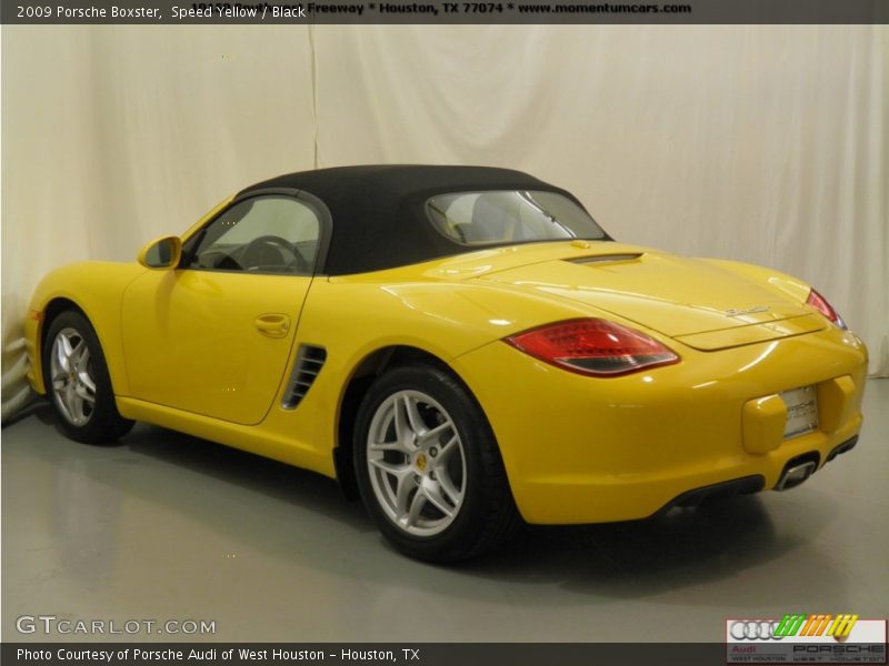 Speed Yellow / Black 2009 Porsche Boxster