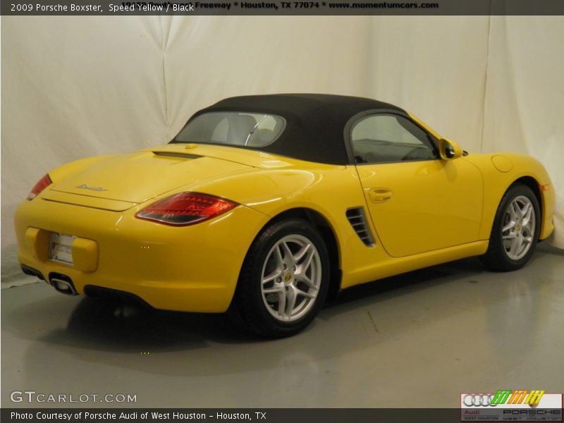 Speed Yellow / Black 2009 Porsche Boxster