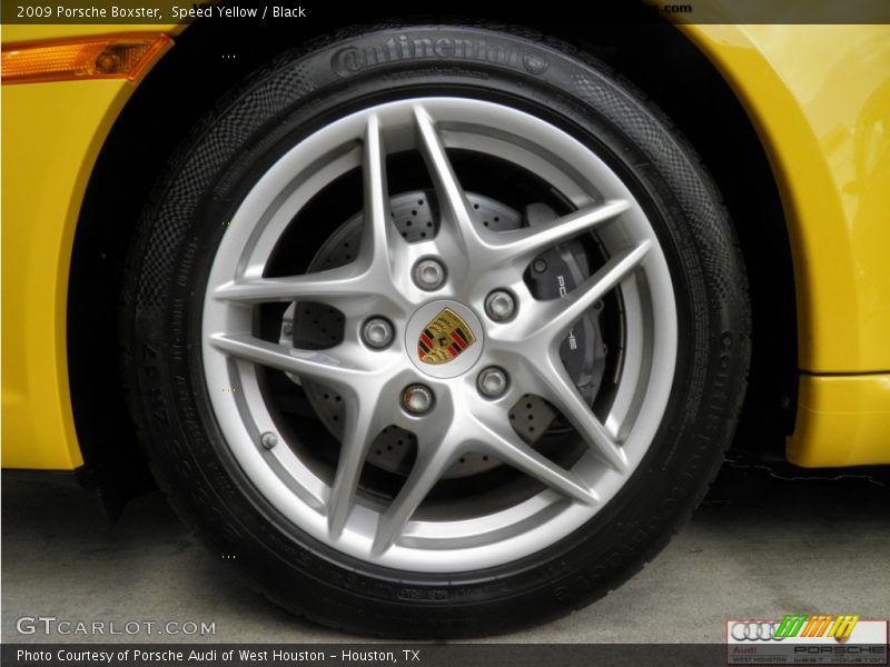 Speed Yellow / Black 2009 Porsche Boxster