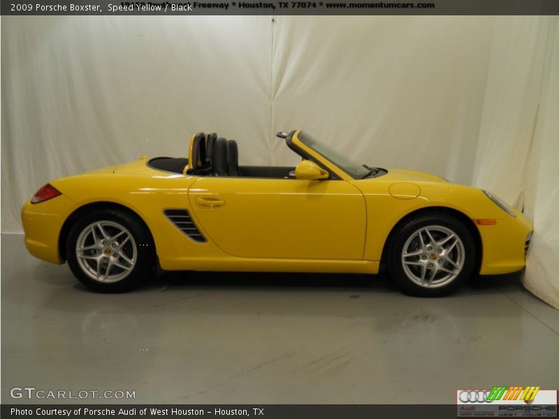 Speed Yellow / Black 2009 Porsche Boxster