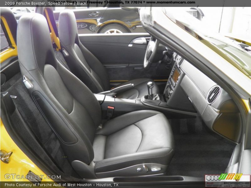 Speed Yellow / Black 2009 Porsche Boxster