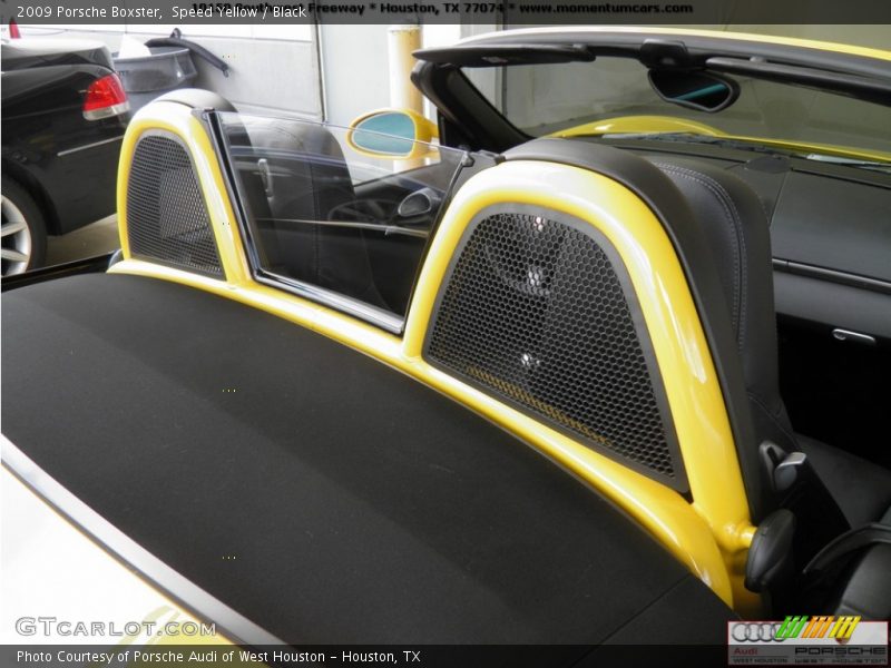 Speed Yellow / Black 2009 Porsche Boxster