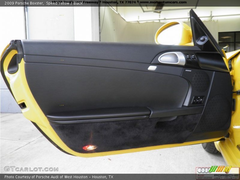 Speed Yellow / Black 2009 Porsche Boxster