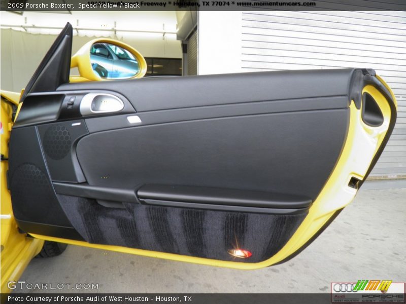 Speed Yellow / Black 2009 Porsche Boxster