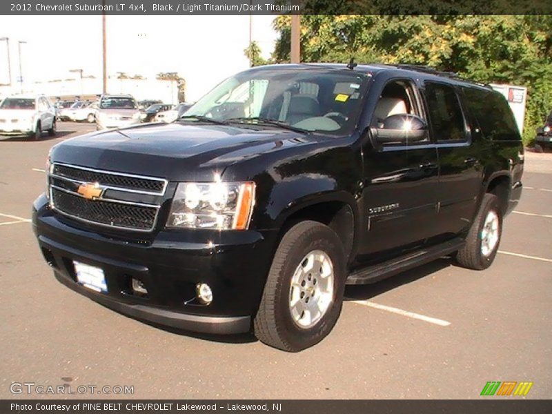 Black / Light Titanium/Dark Titanium 2012 Chevrolet Suburban LT 4x4