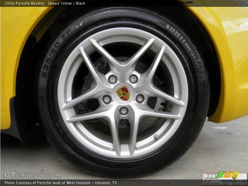 Speed Yellow / Black 2009 Porsche Boxster