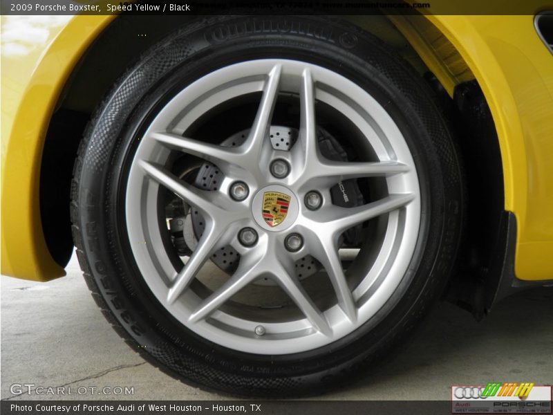 Speed Yellow / Black 2009 Porsche Boxster