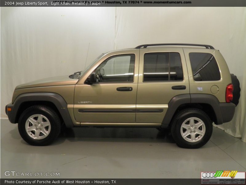 Light Khaki Metallic / Taupe 2004 Jeep Liberty Sport