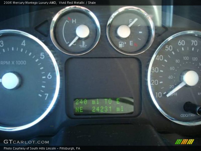 Vivid Red Metallic / Shale 2006 Mercury Montego Luxury AWD