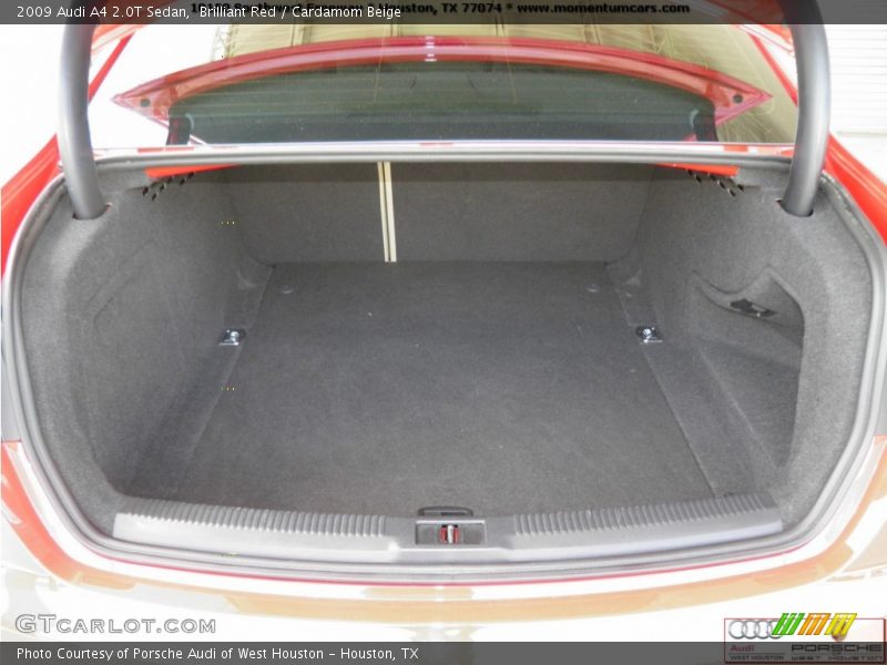Brilliant Red / Cardamom Beige 2009 Audi A4 2.0T Sedan