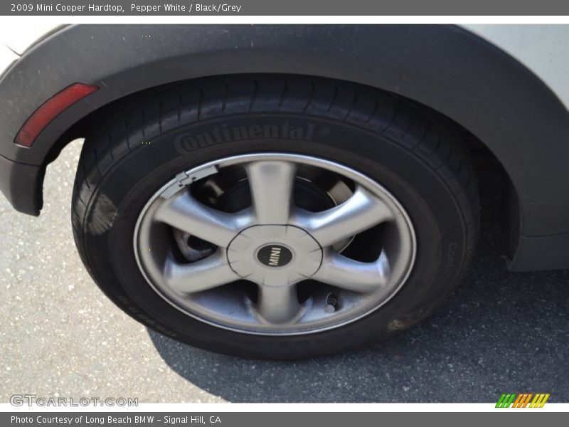 Pepper White / Black/Grey 2009 Mini Cooper Hardtop
