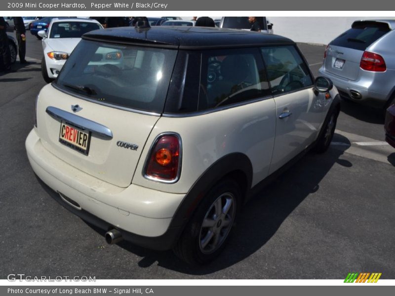 Pepper White / Black/Grey 2009 Mini Cooper Hardtop