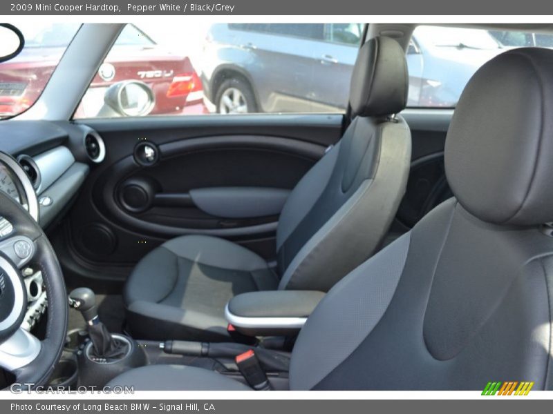 Pepper White / Black/Grey 2009 Mini Cooper Hardtop