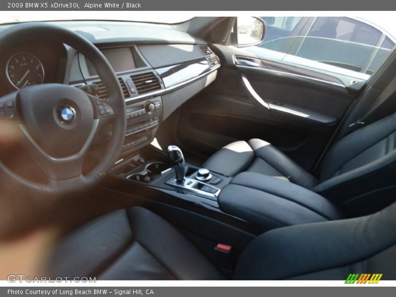 Alpine White / Black 2009 BMW X5 xDrive30i