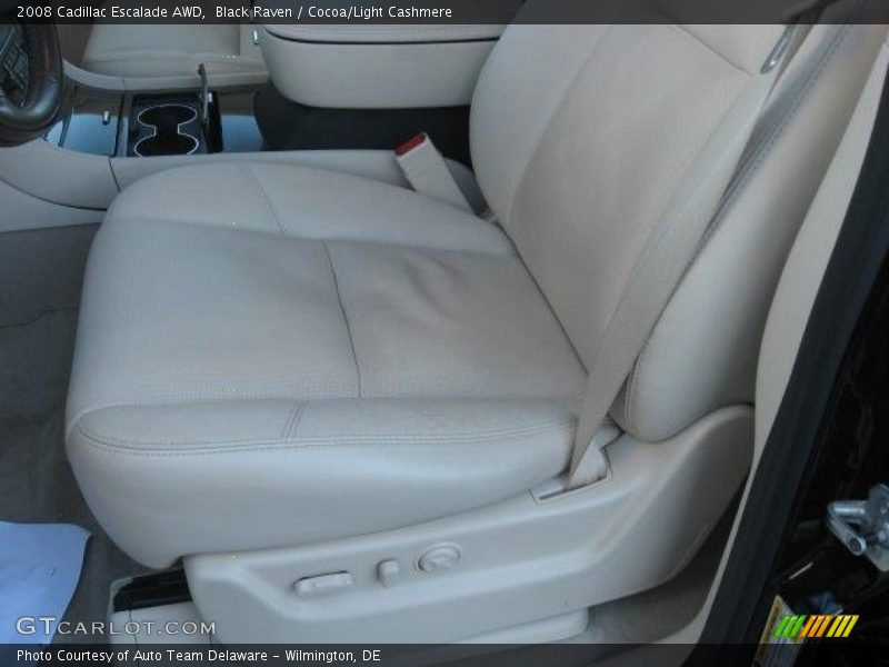 Black Raven / Cocoa/Light Cashmere 2008 Cadillac Escalade AWD