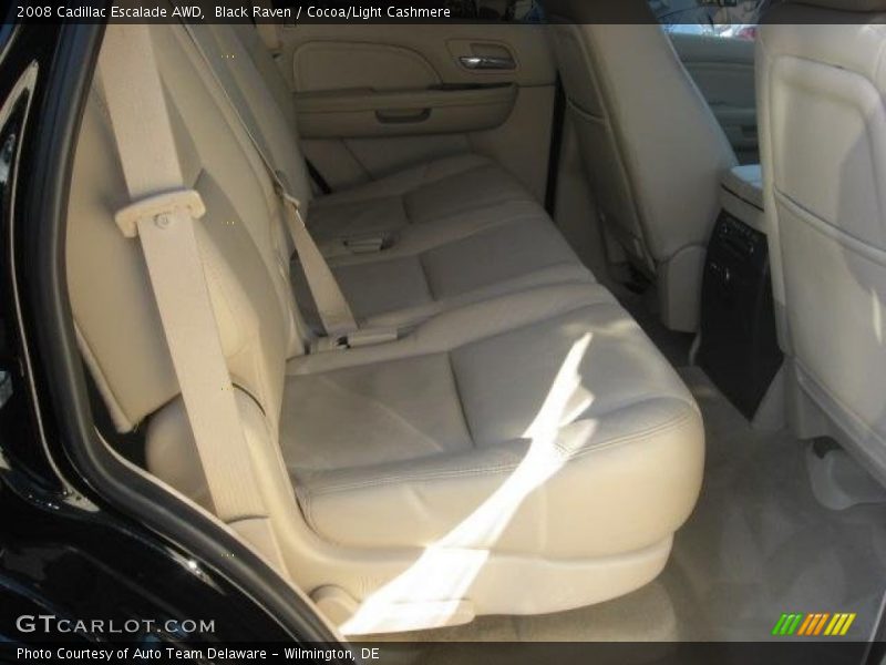 Black Raven / Cocoa/Light Cashmere 2008 Cadillac Escalade AWD