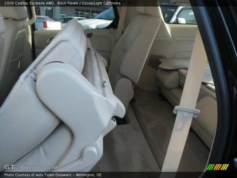 Black Raven / Cocoa/Light Cashmere 2008 Cadillac Escalade AWD
