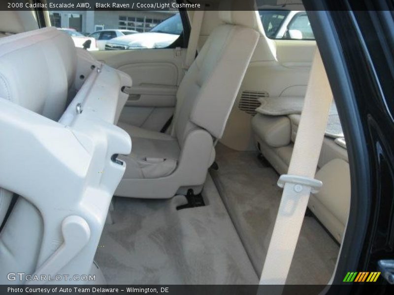 Black Raven / Cocoa/Light Cashmere 2008 Cadillac Escalade AWD