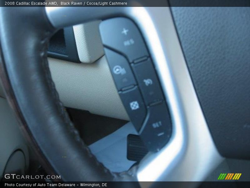 Black Raven / Cocoa/Light Cashmere 2008 Cadillac Escalade AWD
