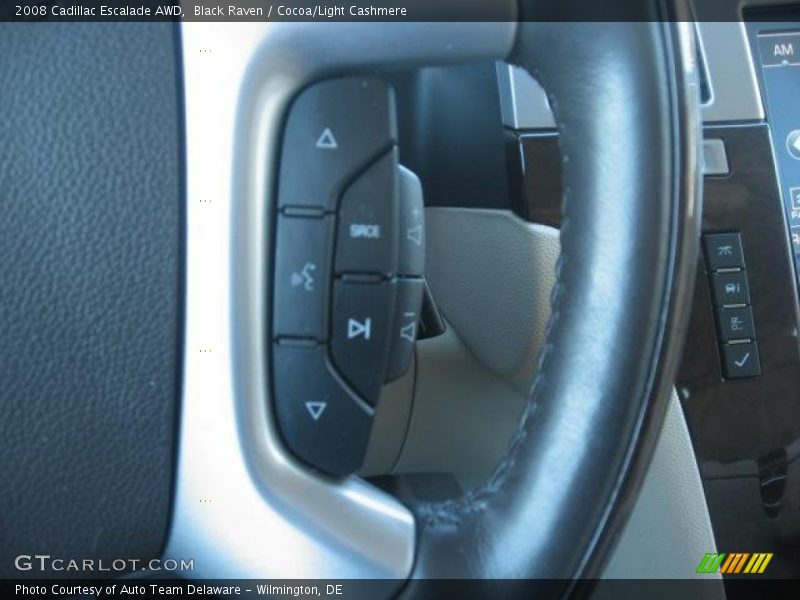 Black Raven / Cocoa/Light Cashmere 2008 Cadillac Escalade AWD