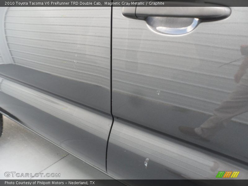 Magnetic Gray Metallic / Graphite 2010 Toyota Tacoma V6 PreRunner TRD Double Cab