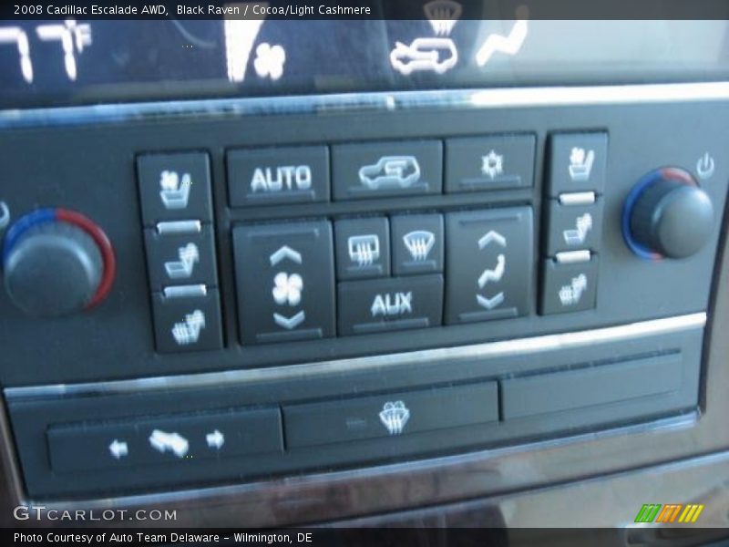 Black Raven / Cocoa/Light Cashmere 2008 Cadillac Escalade AWD