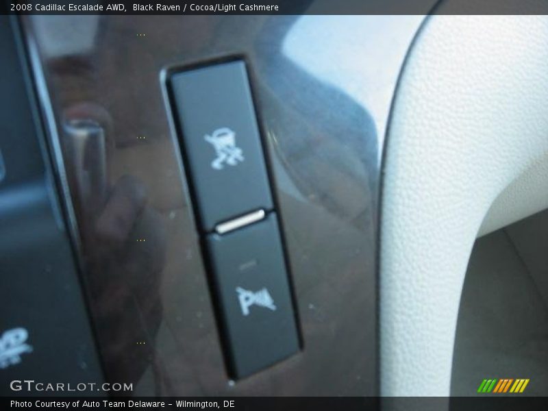 Black Raven / Cocoa/Light Cashmere 2008 Cadillac Escalade AWD